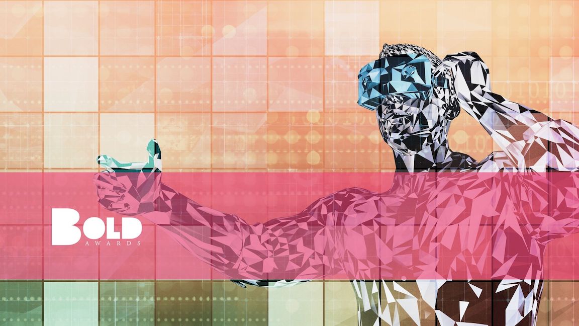 Image for an article for Bold Awards on usine VR in marketing #beBOLD