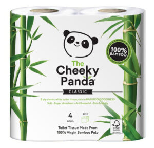 The Cheeky Panada brand of bamboo tissues has won numerous sustainability awards and awards for innovative consumer packaged goods 