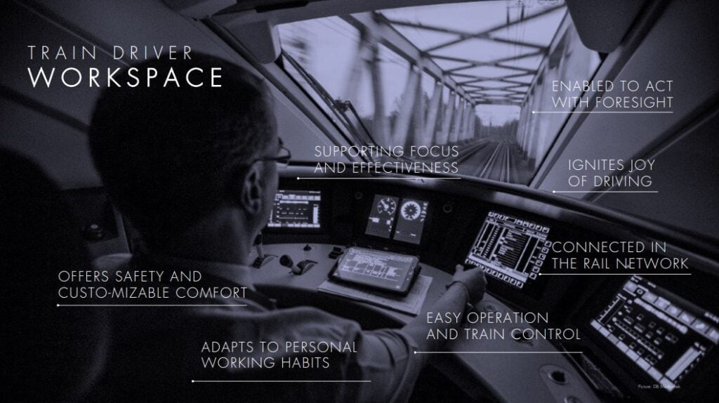 future of work in transport for train drivers